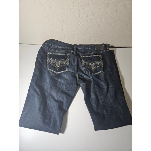 Antique Rivet Mens Embellished Jeans Size 34x32 - Picture 2 of 6